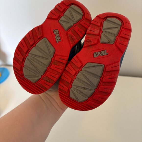 Teva Sandals Baby Toddler Blue Grey Size 6 Summer Outdoor - Picture 3 of 11